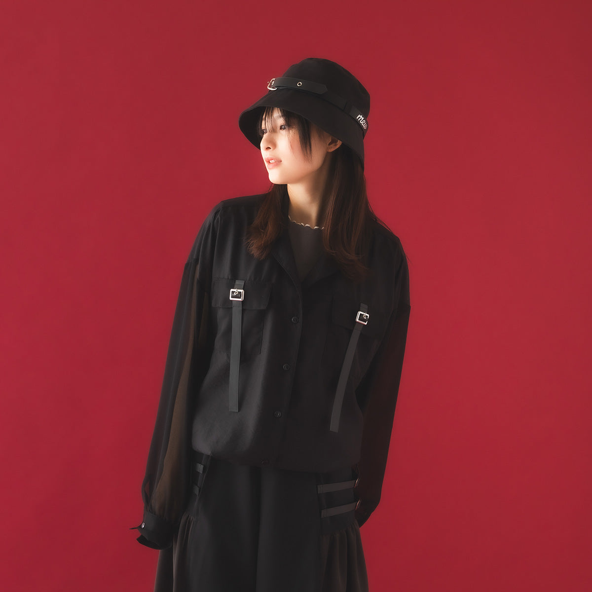 【mew】ベルト付きバケットハット