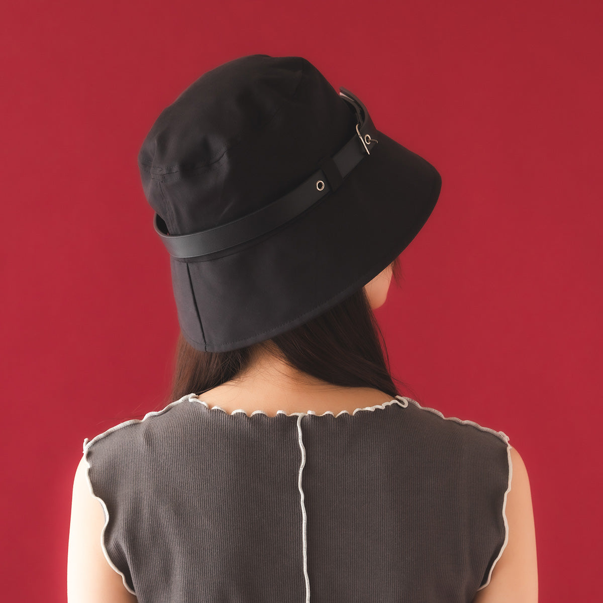 【mew】ベルト付きバケットハット