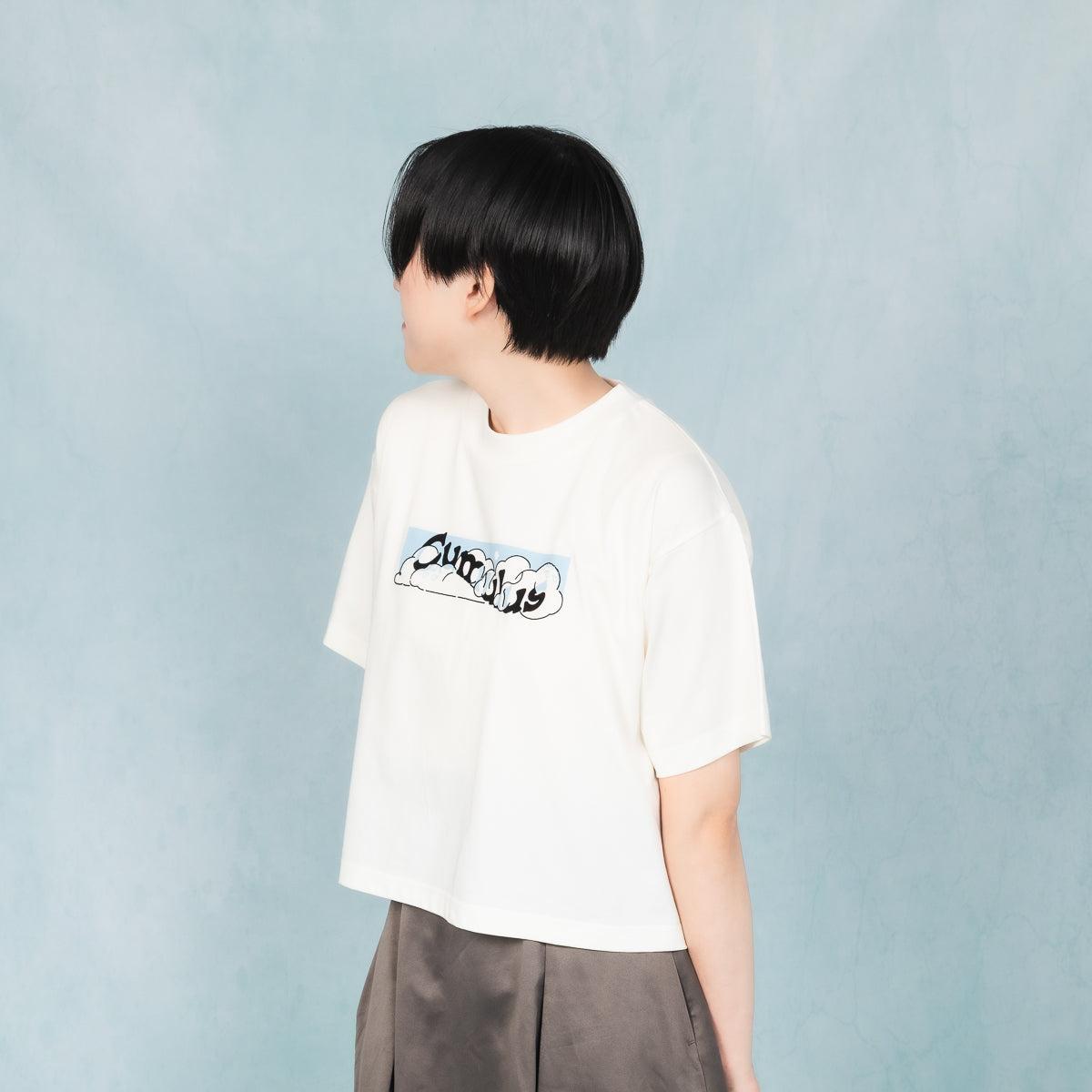 【cielkocka】Cumulus Tシャツ(ショート丈)
