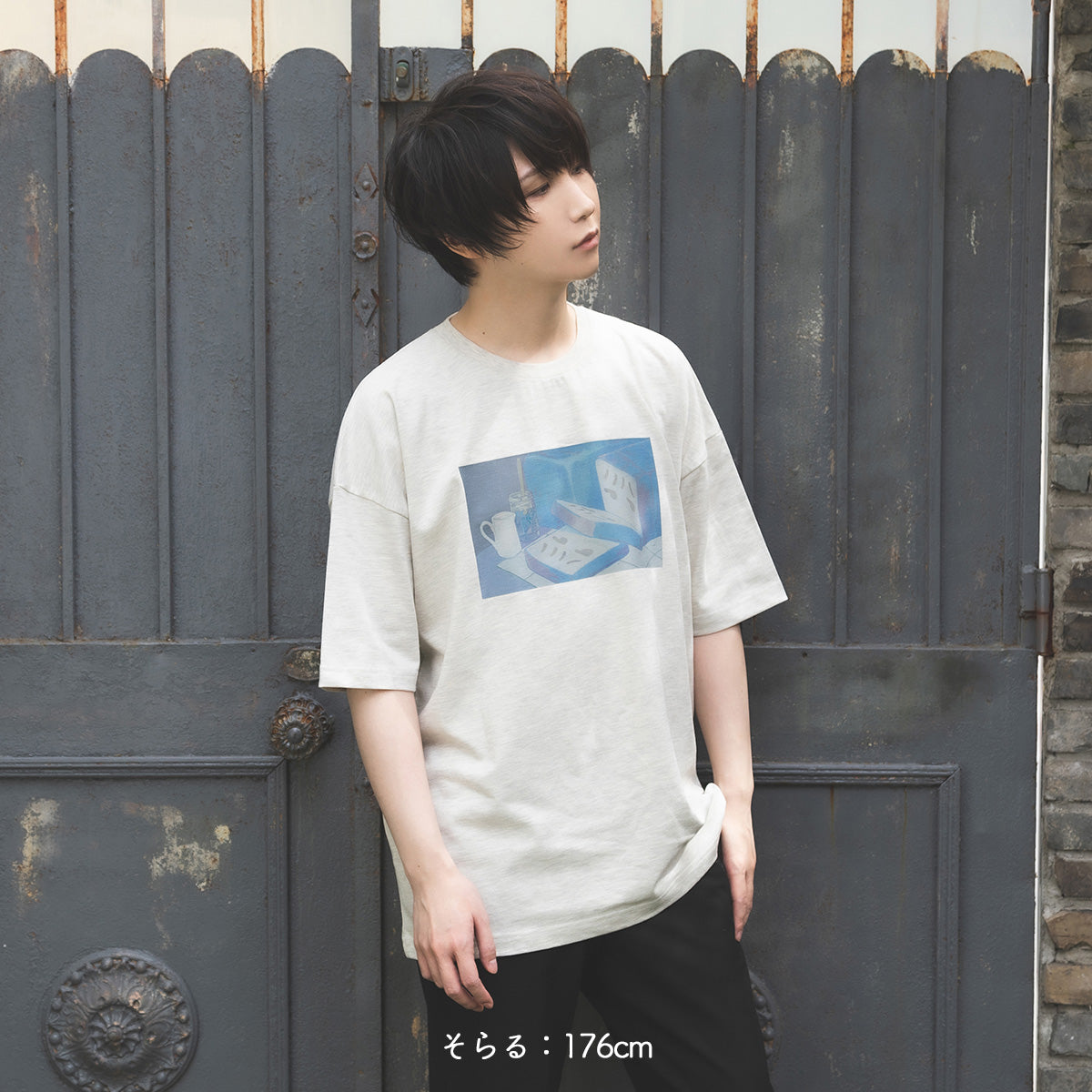 【cielkocka】はんぺんブレッドTシャツ