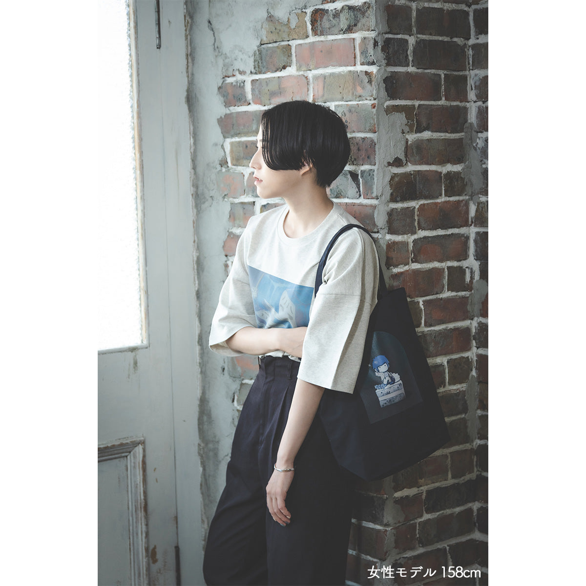 【cielkocka】はんぺんブレッドTシャツ