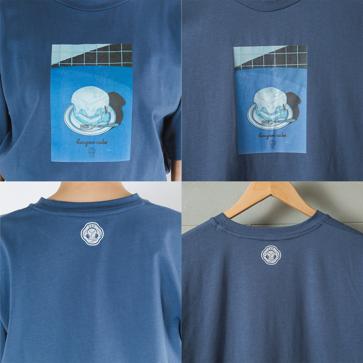 【cielkocka】はんぺんケーキTシャツ