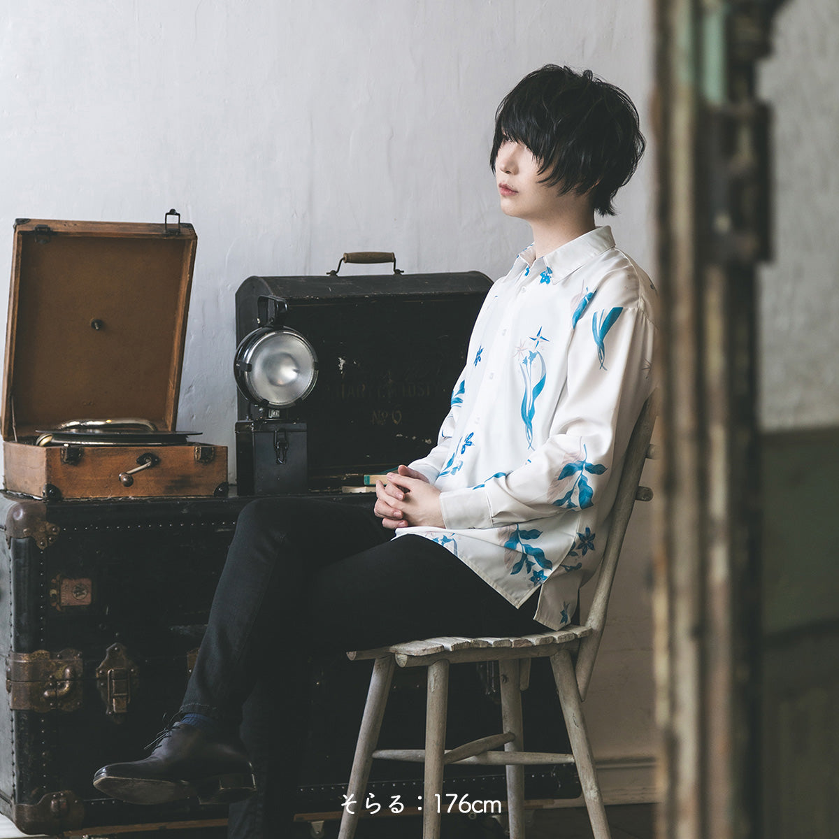 【cielkocka】花シャツ