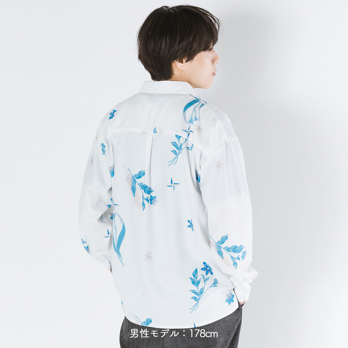 【cielkocka】花シャツ