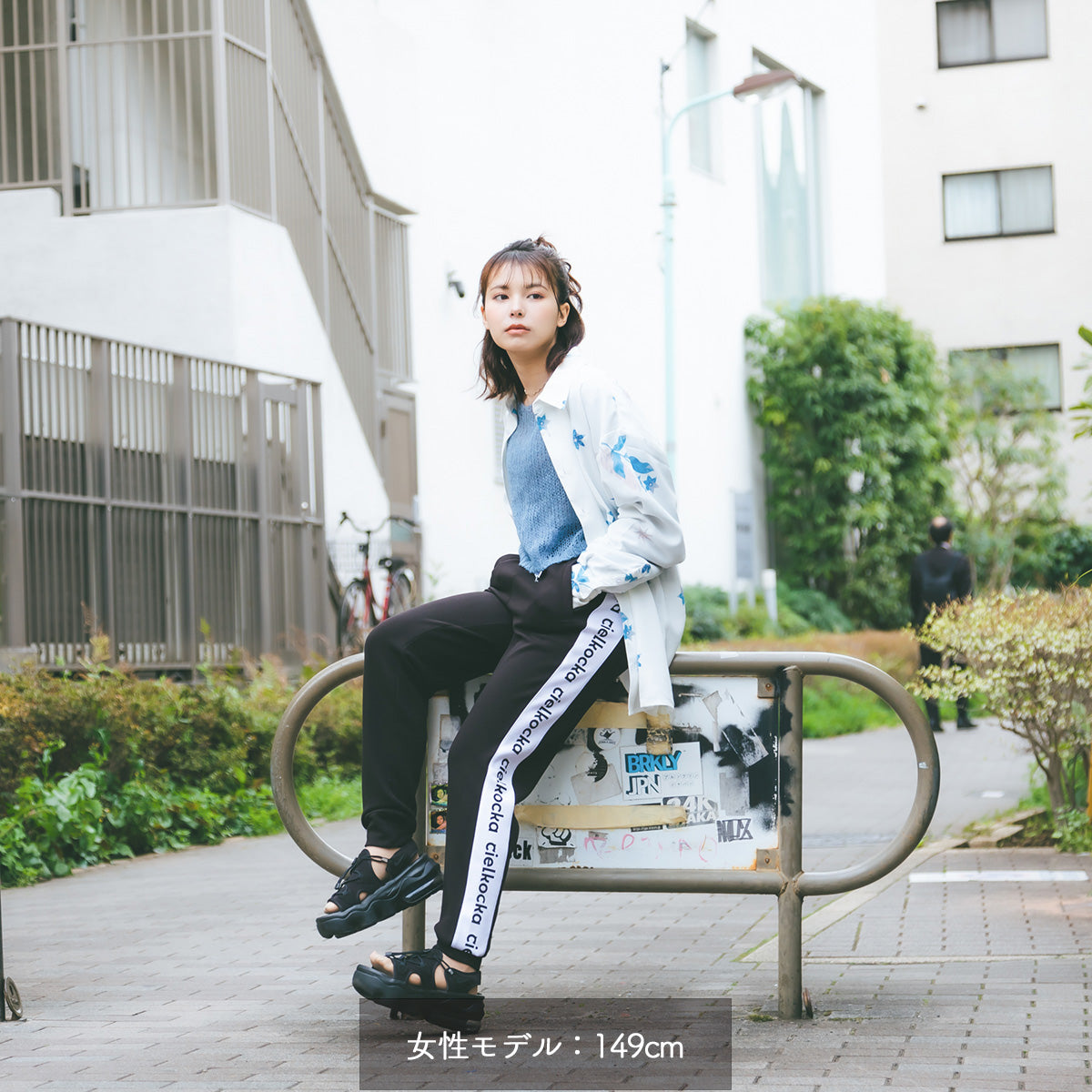 【cielkocka】花シャツ