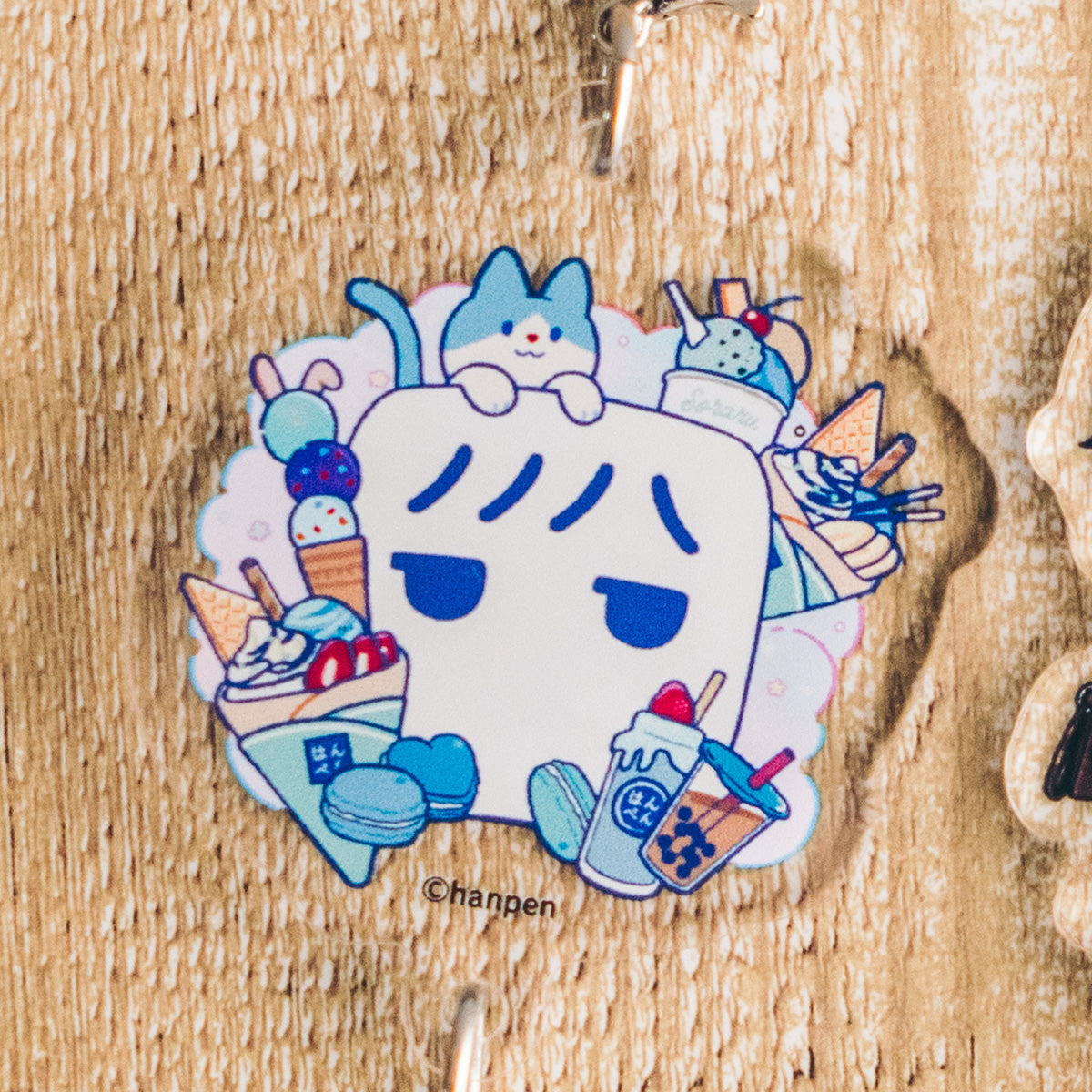 【POP UP Shop】つながるアクキー(そらる/96猫/アンダーバー/はんぺんくん)