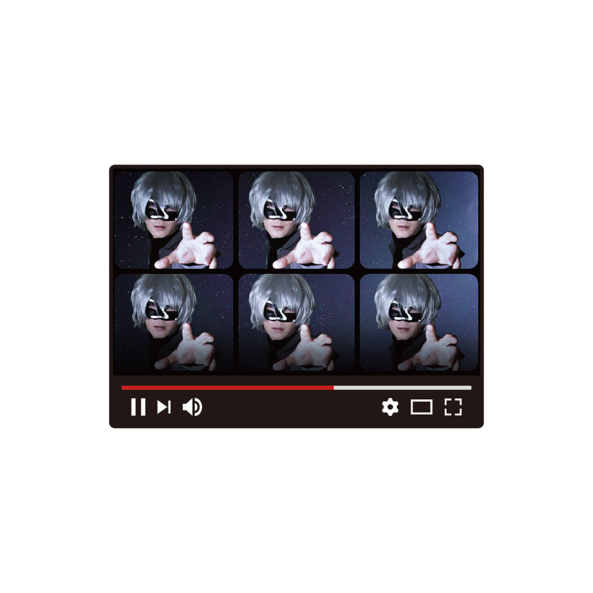 【アンダーバー】サムネイル風アクリルキーホルダー(全4種)