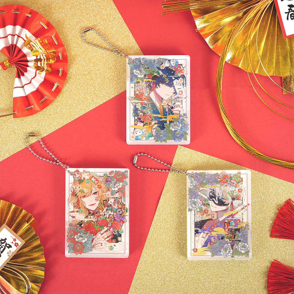 cielkocka】2026正月アクリルブロックキーホルダー（全3種）