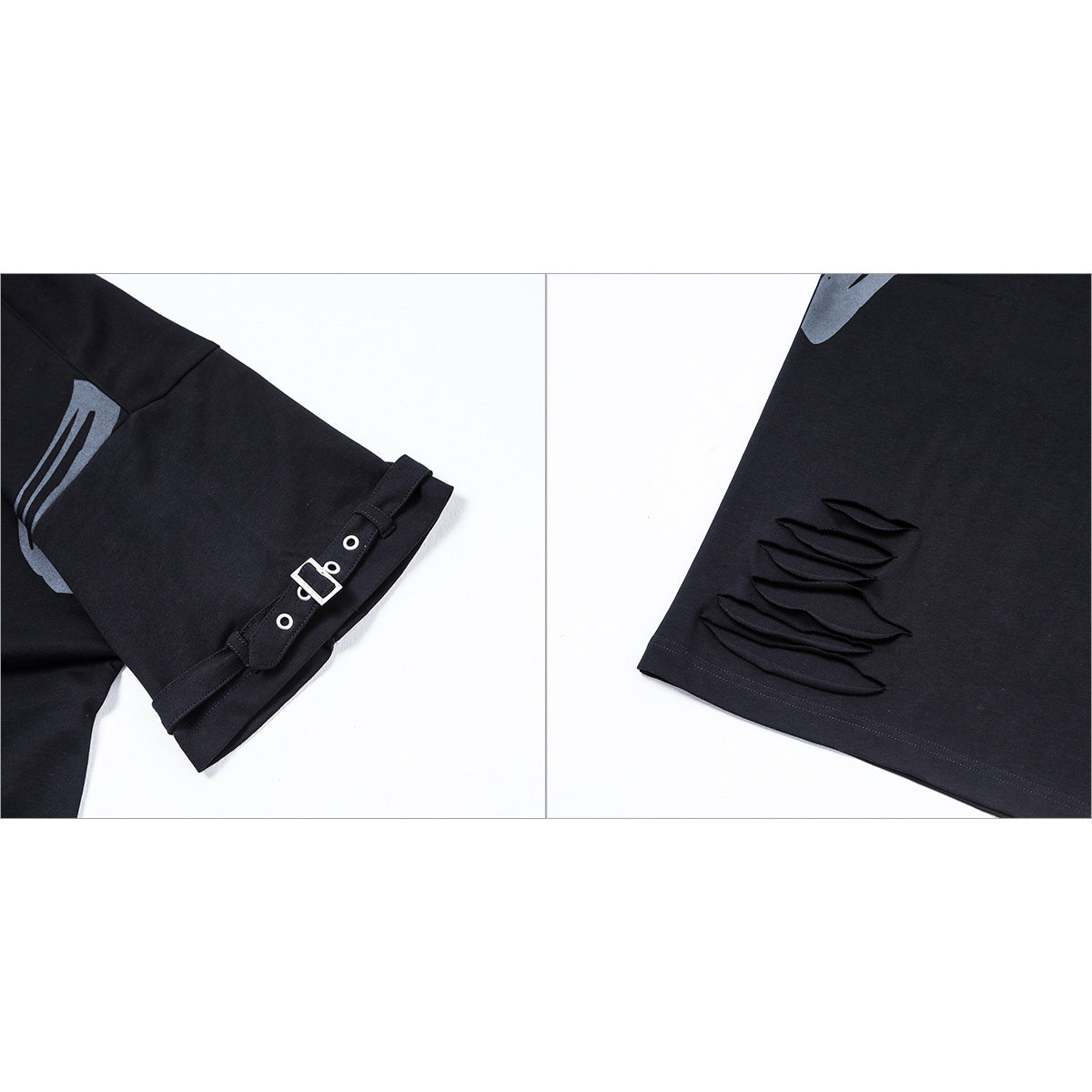 【mew】ベルトTシャツ(BLK)