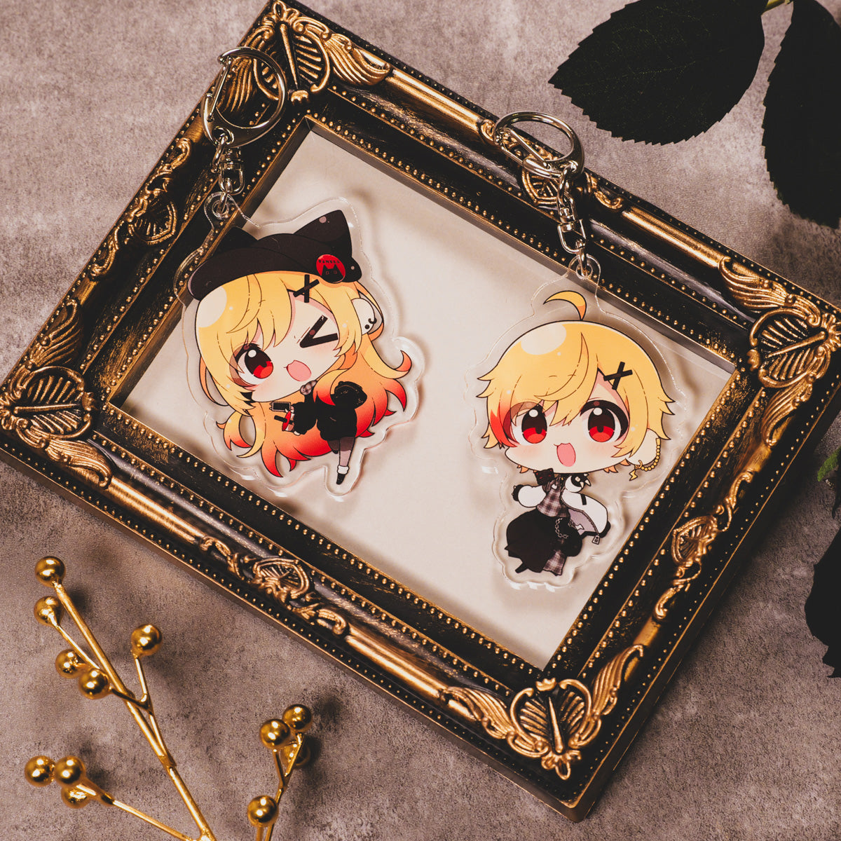 【96猫】アクリルキーホルダー(ショート/ロング)