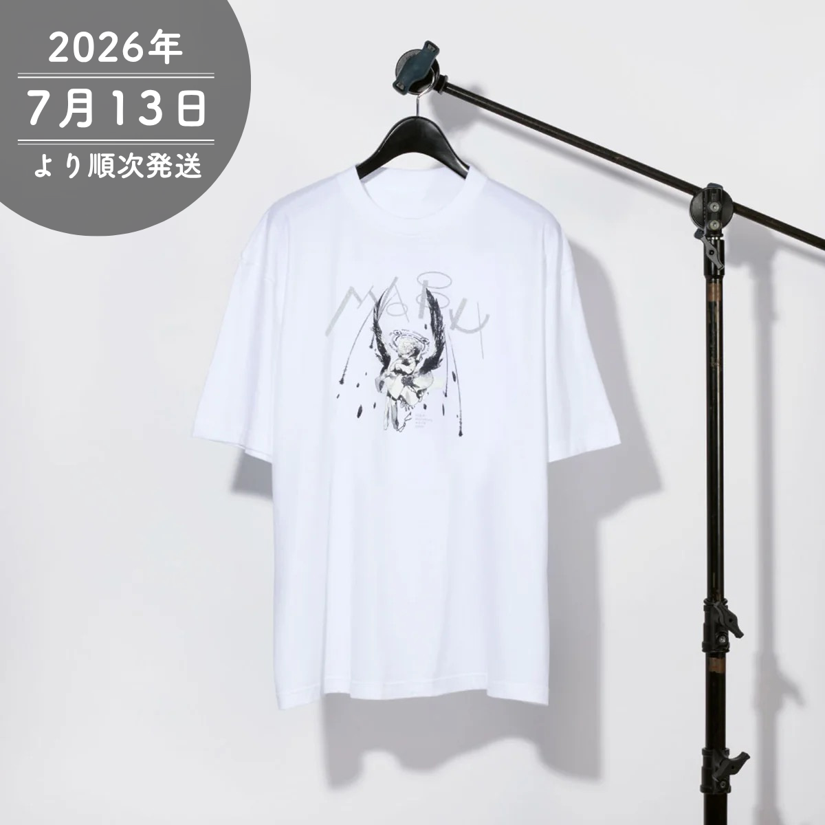 【まふまふ】まふまふ輪廻Tシャツ-WHITE-