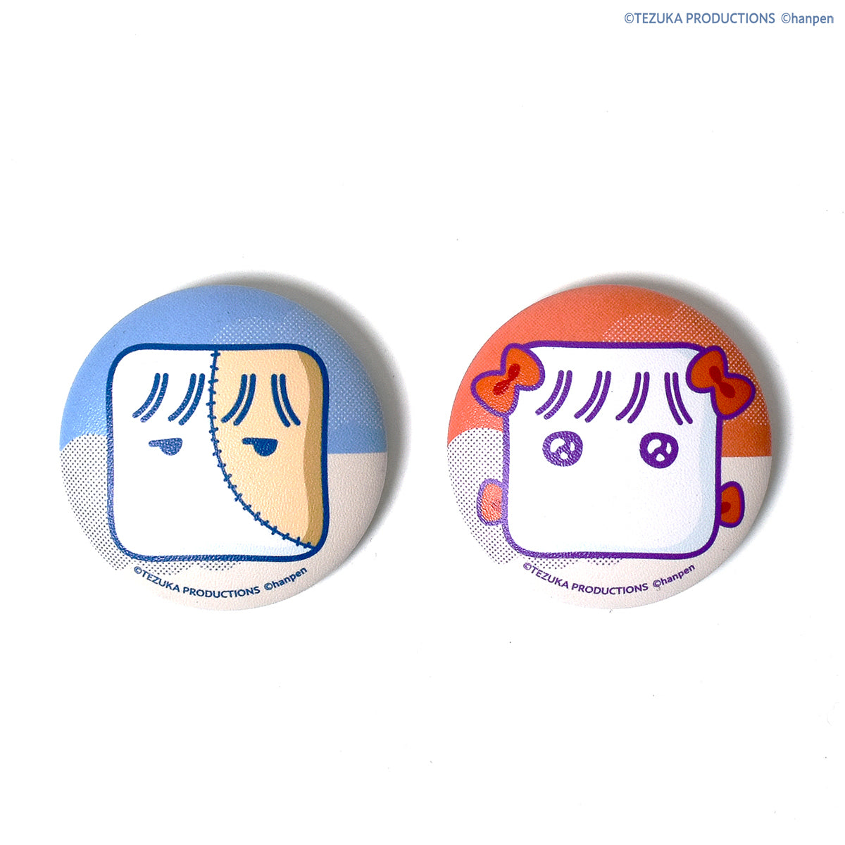 【ブラック・ジャック×はんぺんくん】ぷにぷに缶バッジ(全2種)
