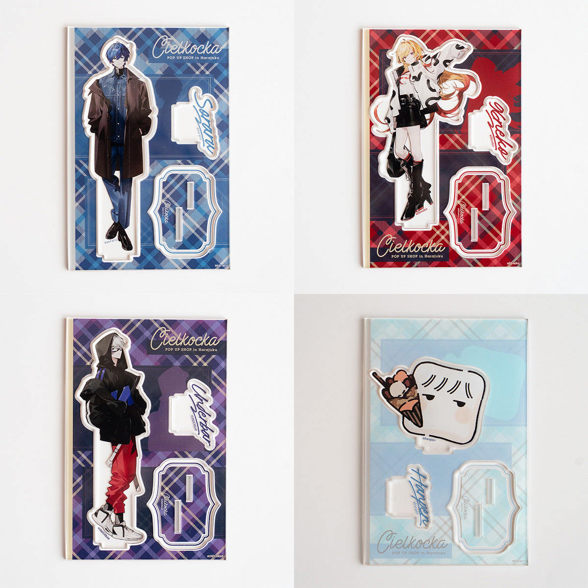 【POP UP Shop】アクリルスタンド(そらる/96猫/アンダーバー/はんぺんくん)