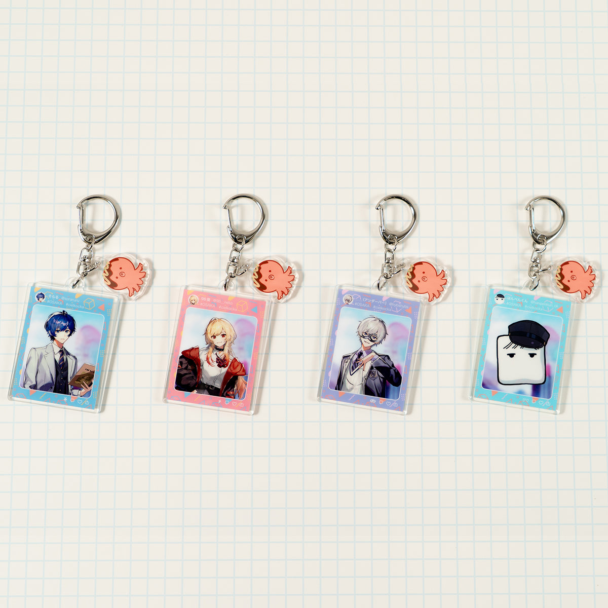 【POP UP Shop2025】梅田会場アクリルキーホルダー(そらる/96猫/アンダーバー/はんぺんくん)