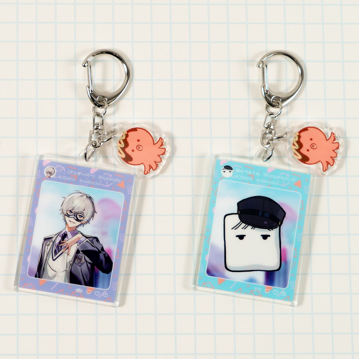 【POP UP Shop2025】梅田会場アクリルキーホルダー(そらる/96猫/アンダーバー/はんぺんくん)