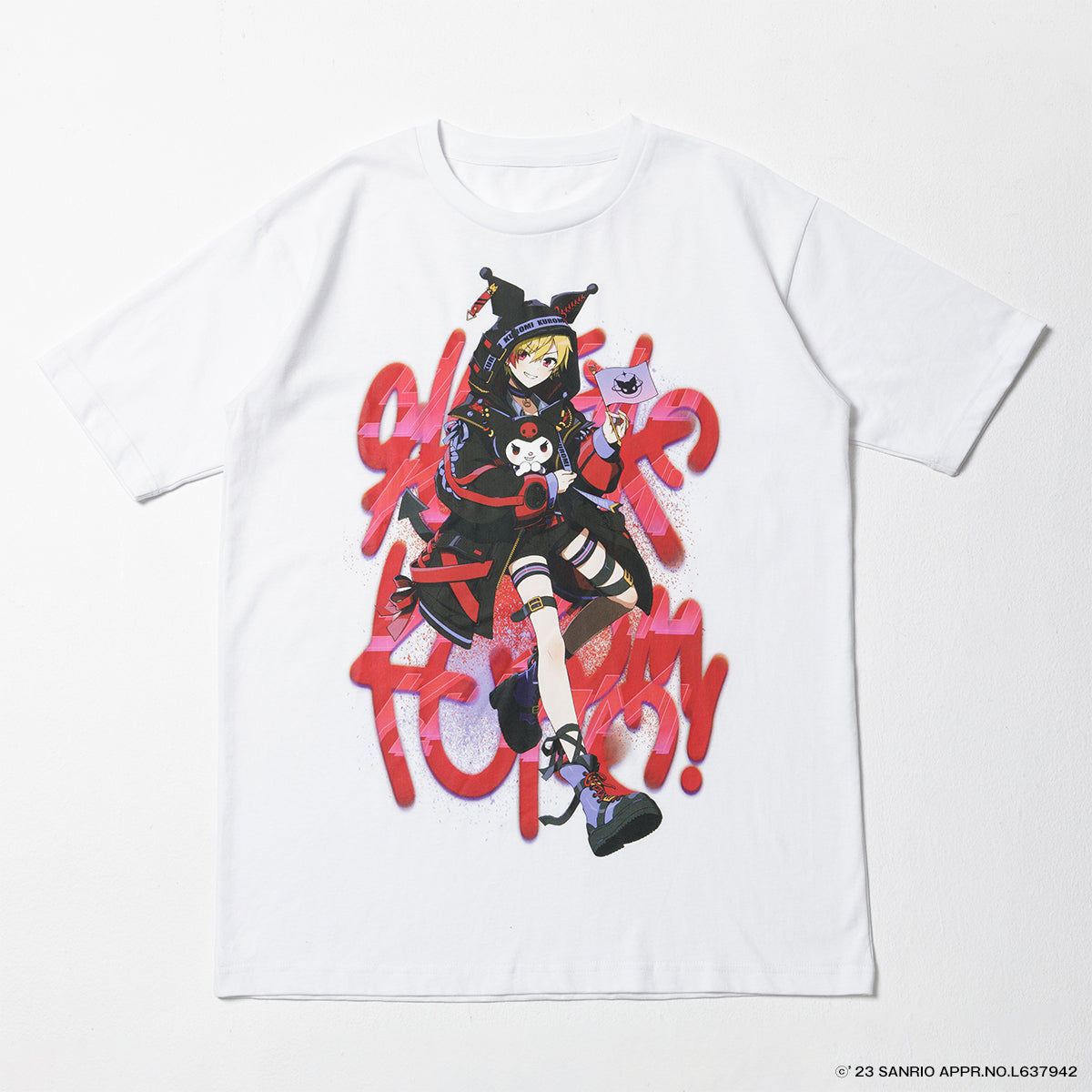 【クロミ×96猫】Tシャツ(WHT)