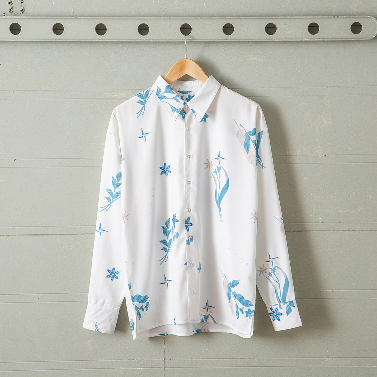 【cielkocka】花シャツ