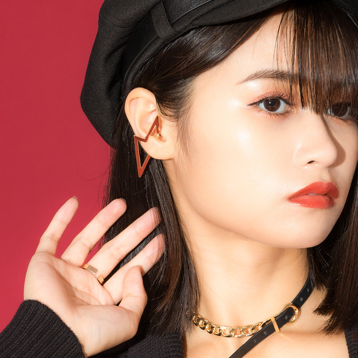 【mew】イナズマイヤーカフ(GLD)