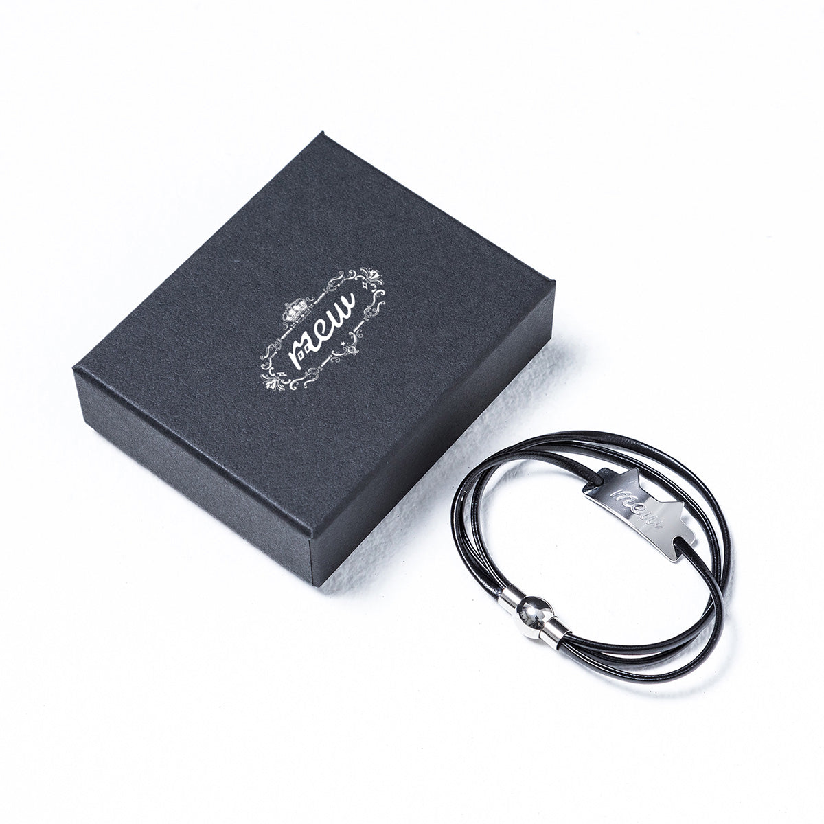 【mew】レザーコードブレスレット(SLV)