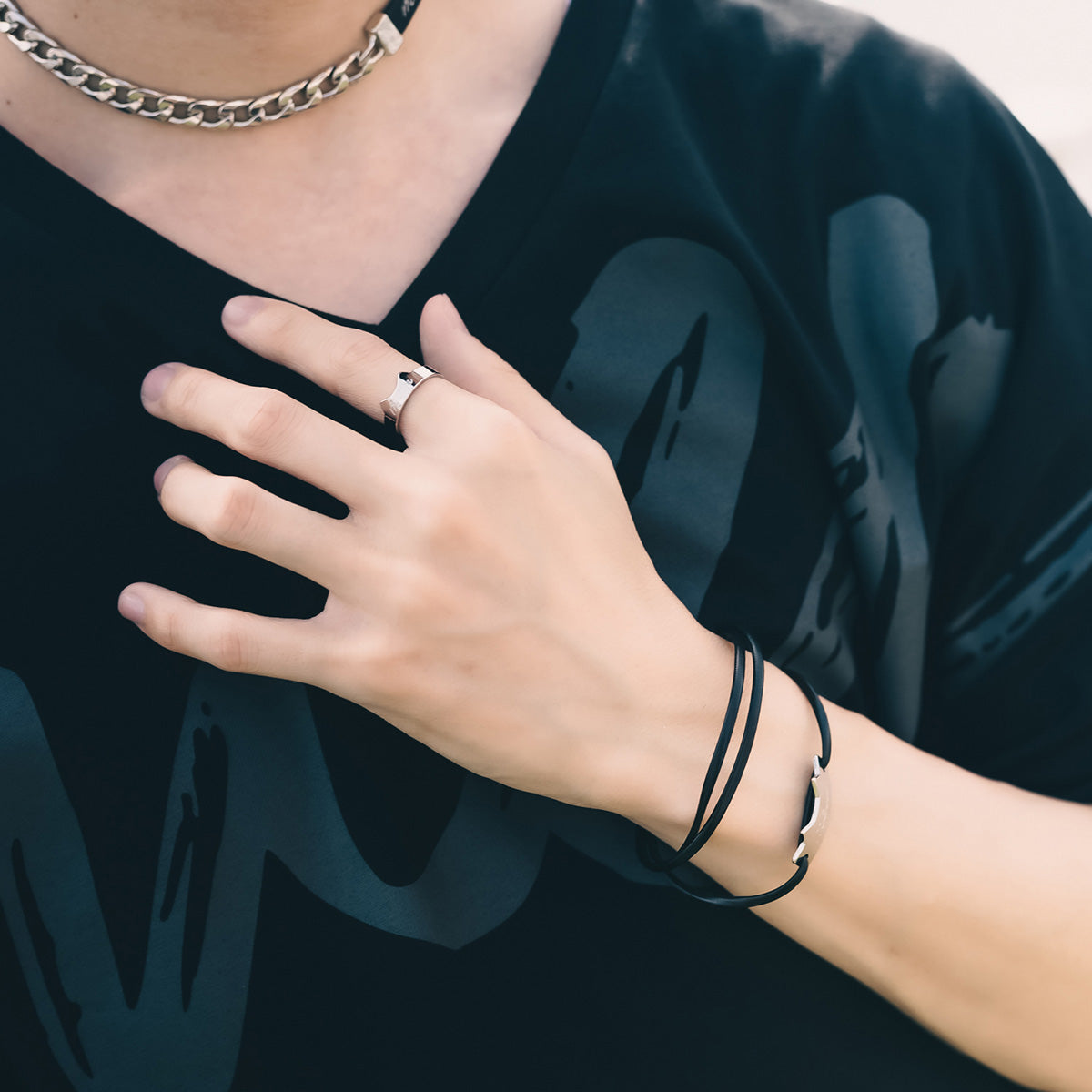 【mew】猫耳リング(SLV)