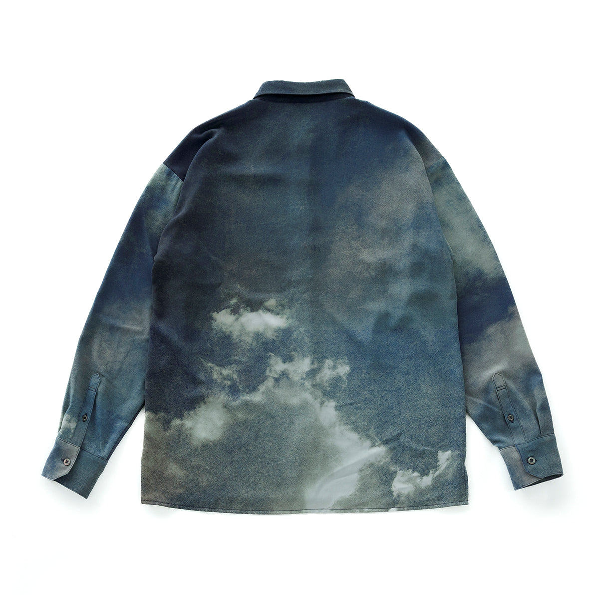 【cielkocka】アッシュブルーシャツ