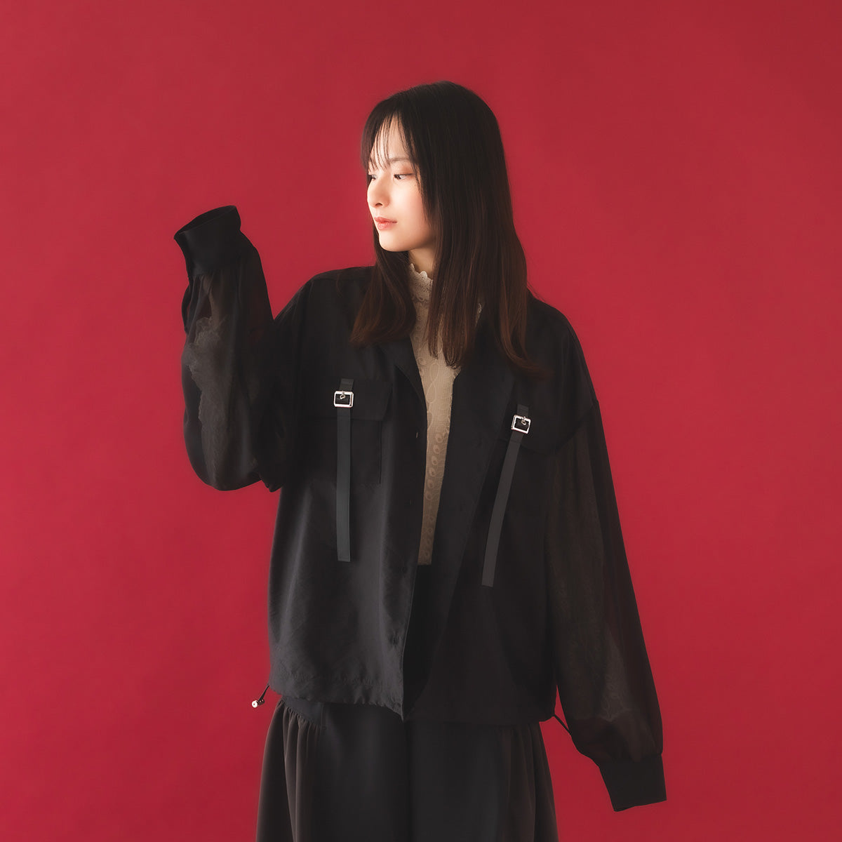 mew】シアーブルゾン