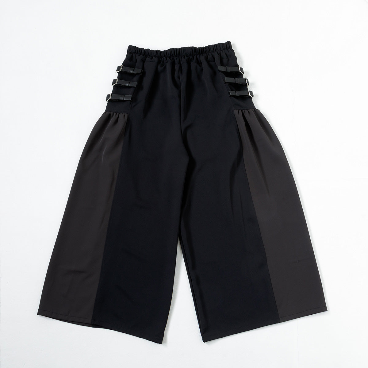 【mew】サイドベルトワイドパンツ