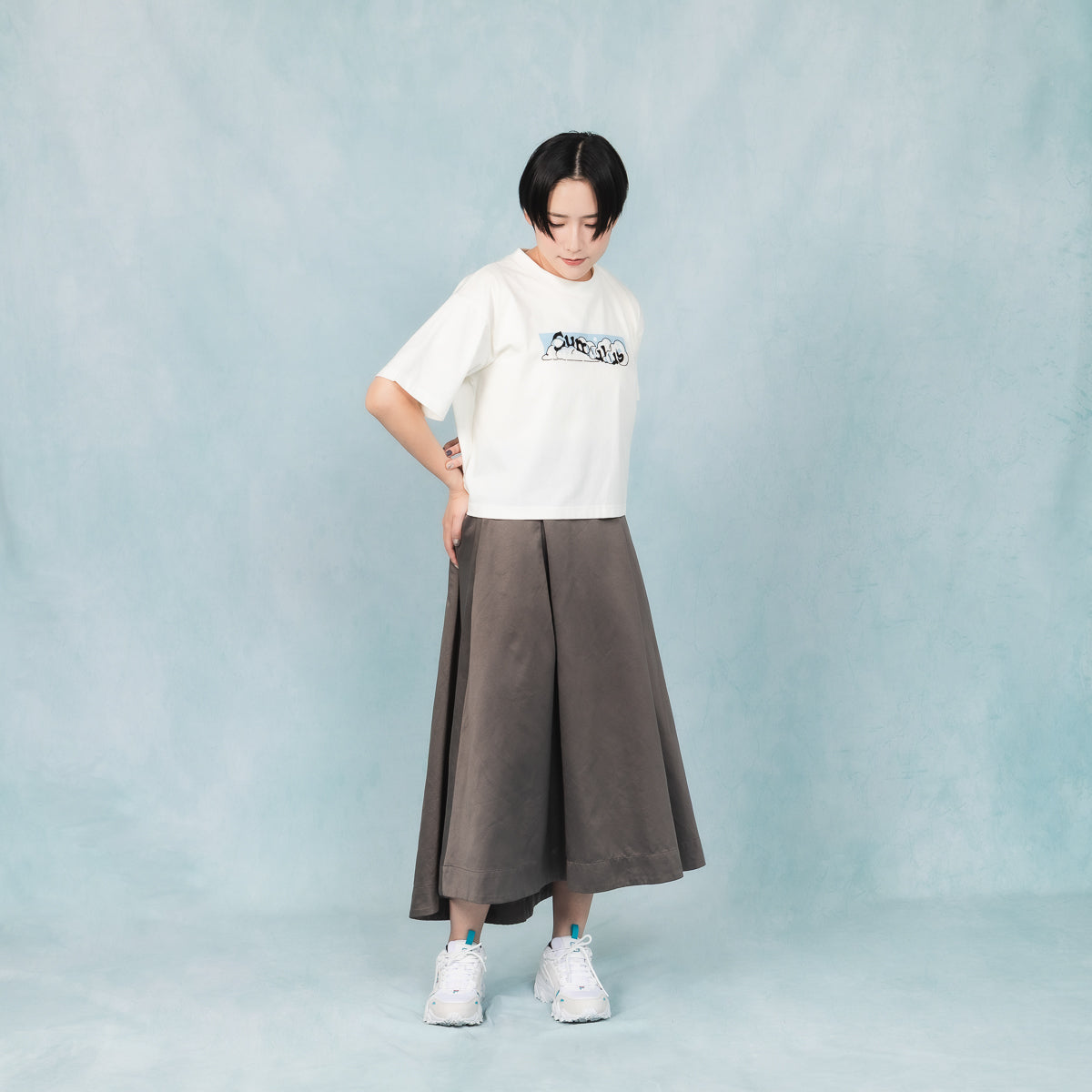 【cielkocka】Cumulus Tシャツ（ショート丈）