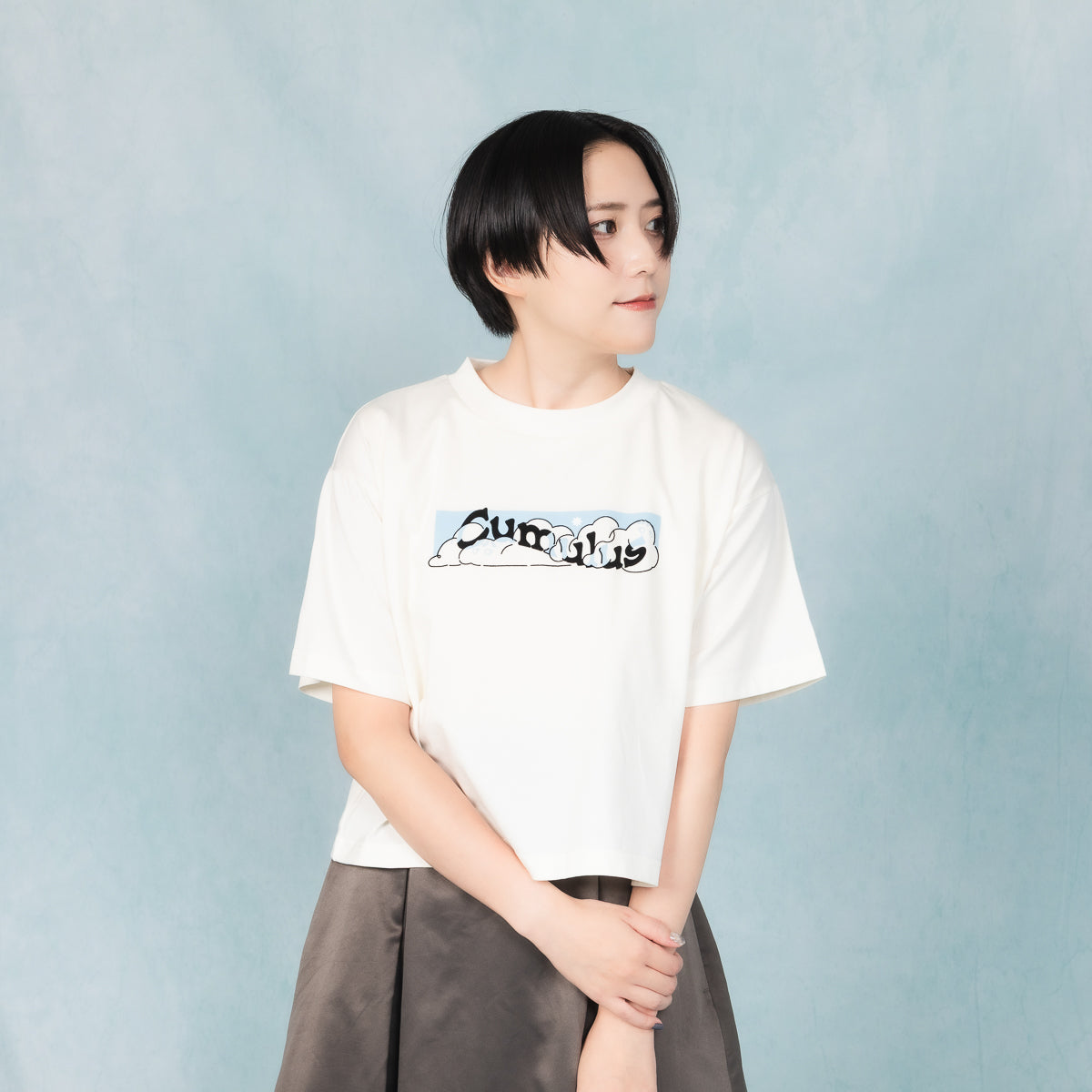 【cielkocka】Cumulus Tシャツ（ショート丈）