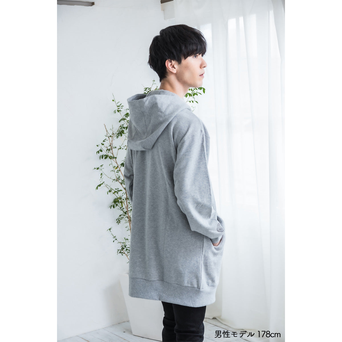 【cielkocka】ロングパーカー