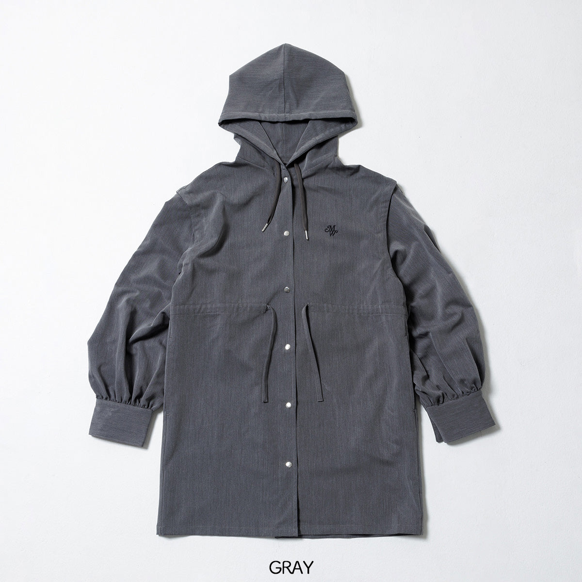 【mew】3WAYフードシャツ（GRAY／BLACK）
