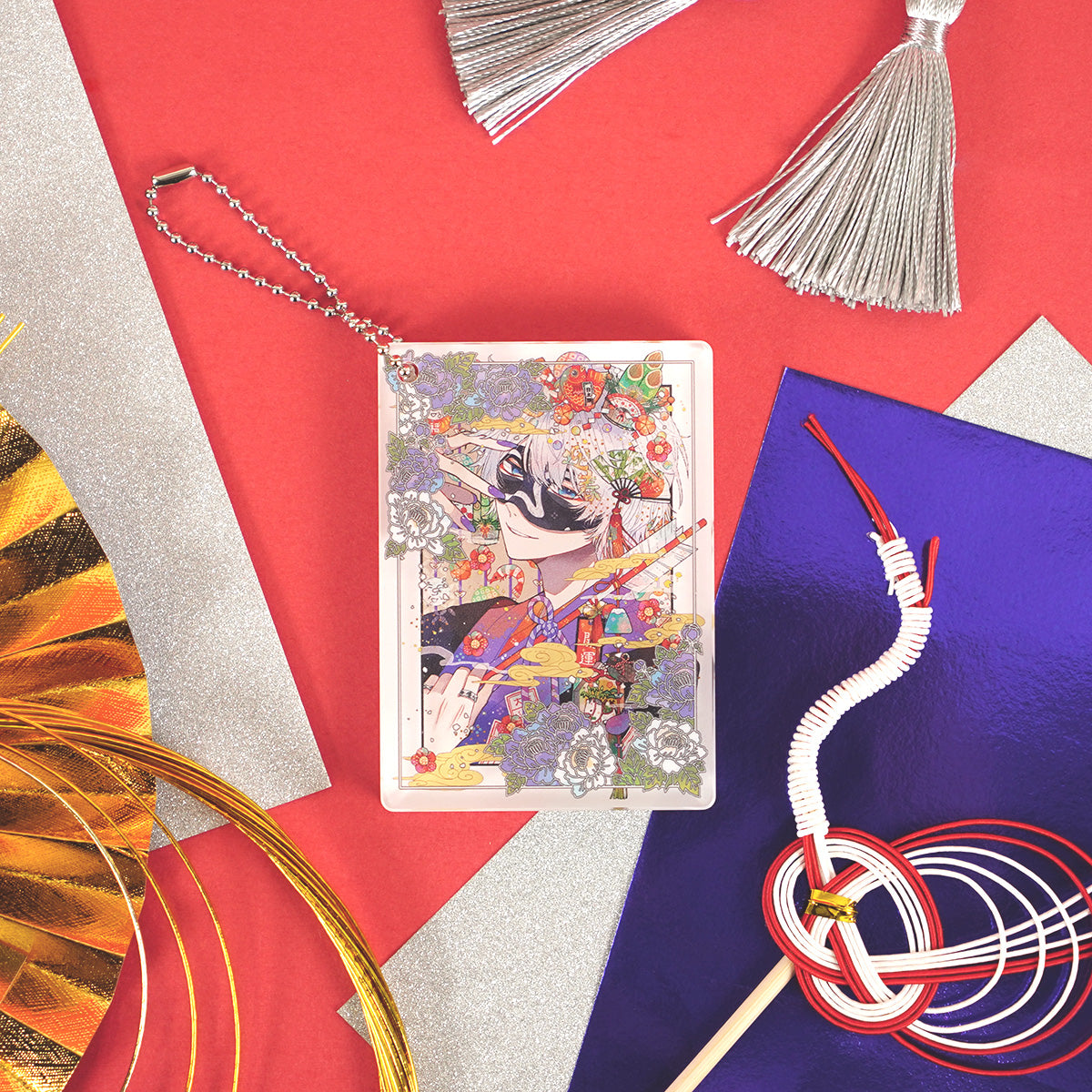 【cielkocka】2026正月アクリルブロックキーホルダー（全3種）