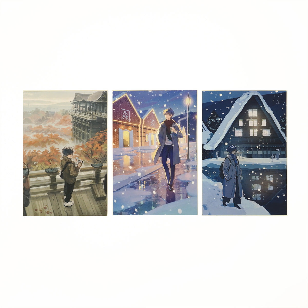 【cielkocka】旅するそらるポストカードセット Chapter1 〜冬の旅〜