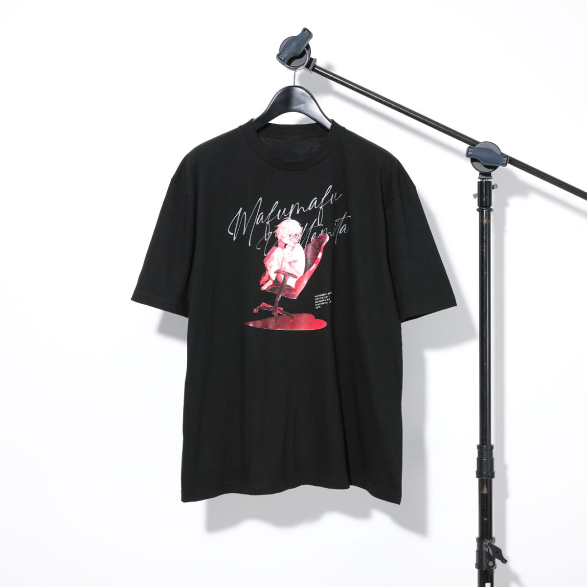 まふまふ　Tシャツ まふまふ】まふまふひき歌Tシャツ-BLACK-