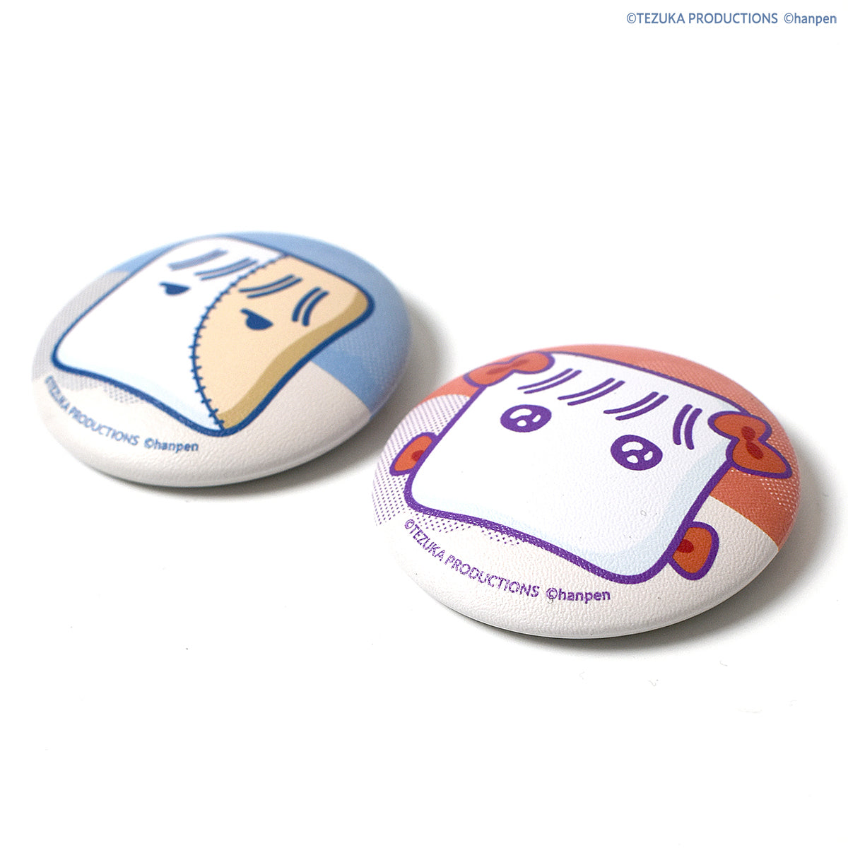 【ブラック・ジャック×はんぺんくん】ぷにぷに缶バッジ（全2種）