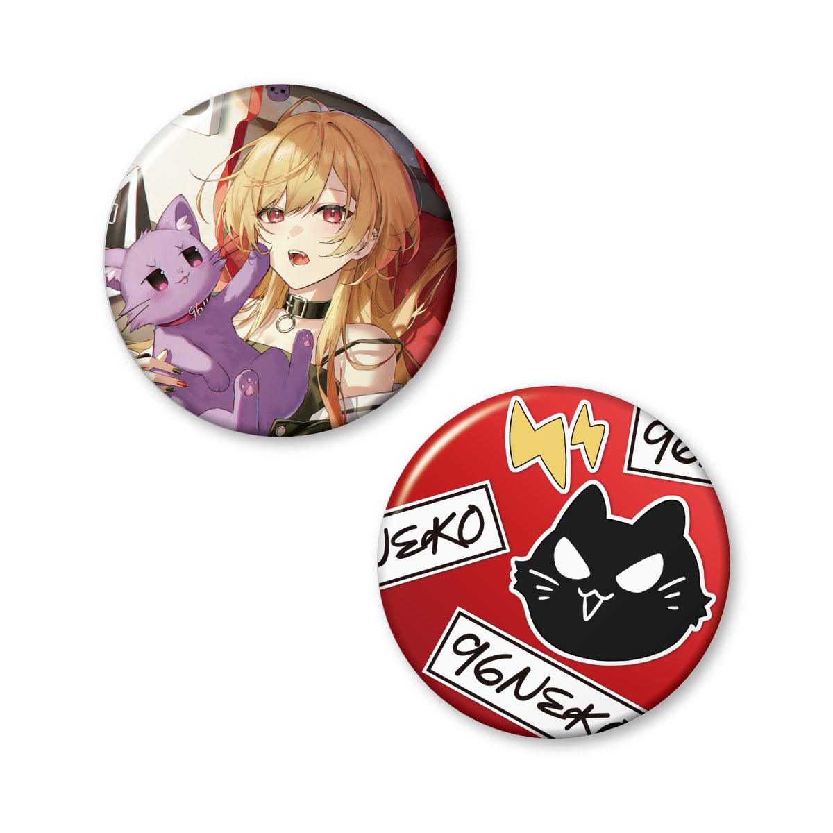 【96猫】缶バッジセット
