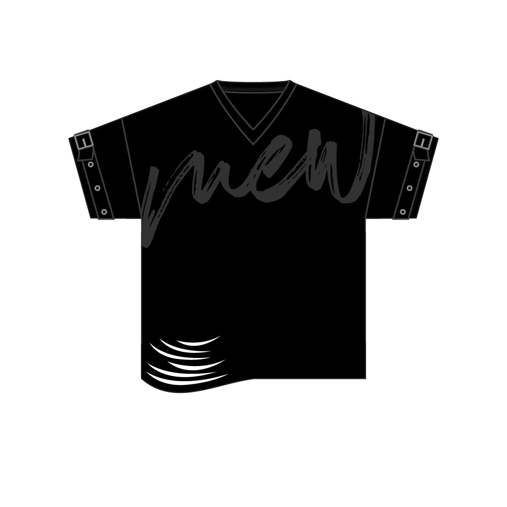 【mew】ベルトTシャツ(BLK)